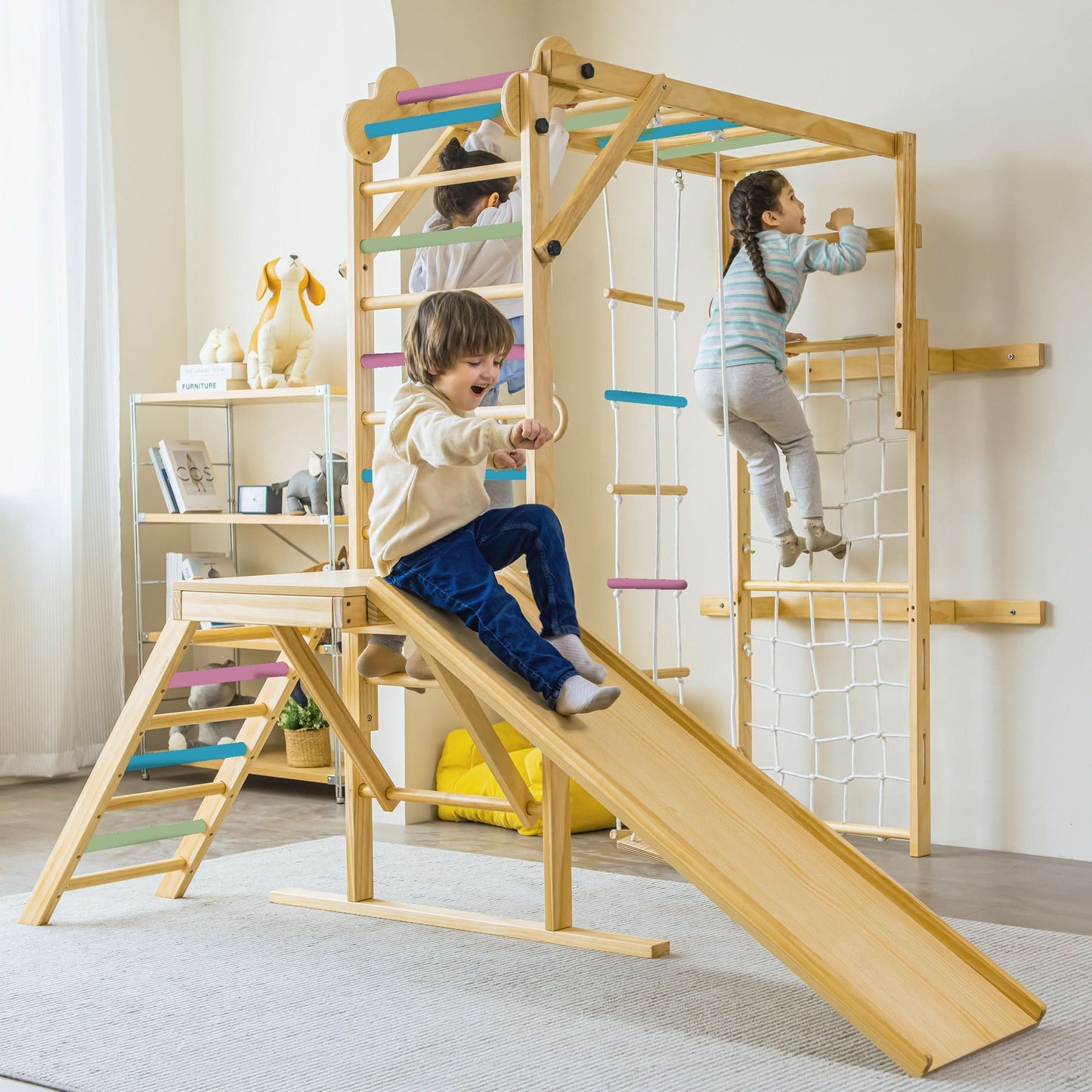 Grove- Indoor Jungle Gym - Chickadees Wooden Toys