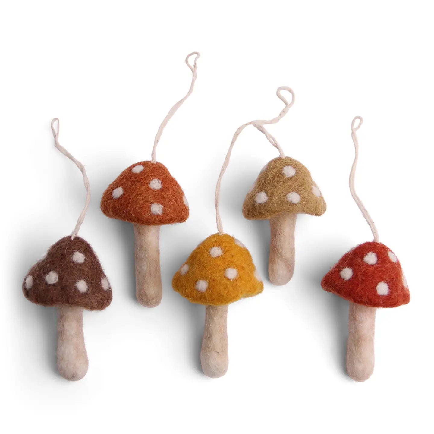 Wool Felt Mushrooms