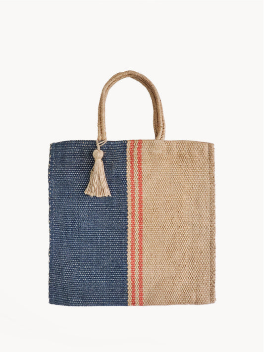 Maya Jute Tote Bag - Chickadees Wooden Toys