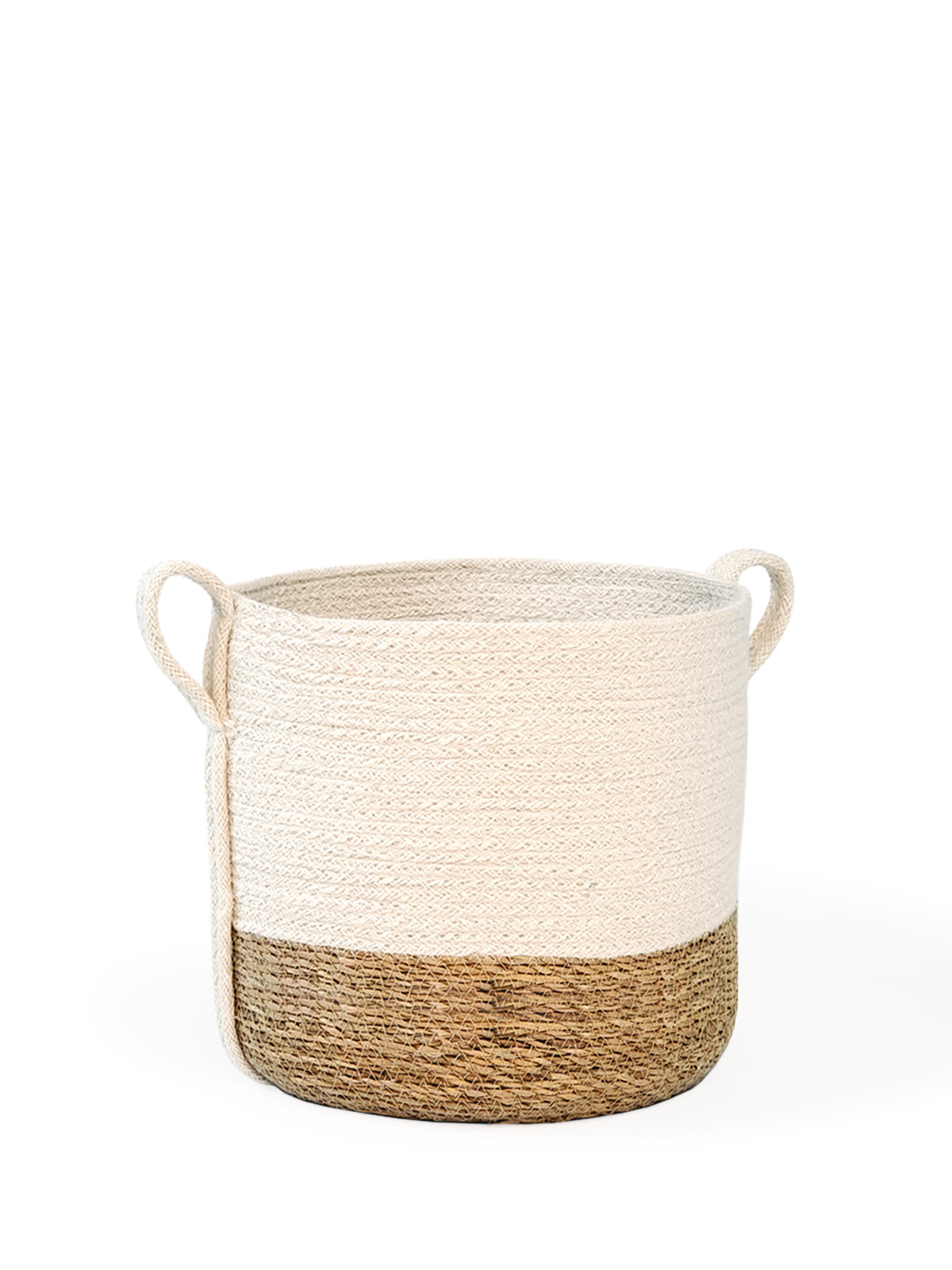 Savar Basket with Side Handle - Chickadees Wooden Toys