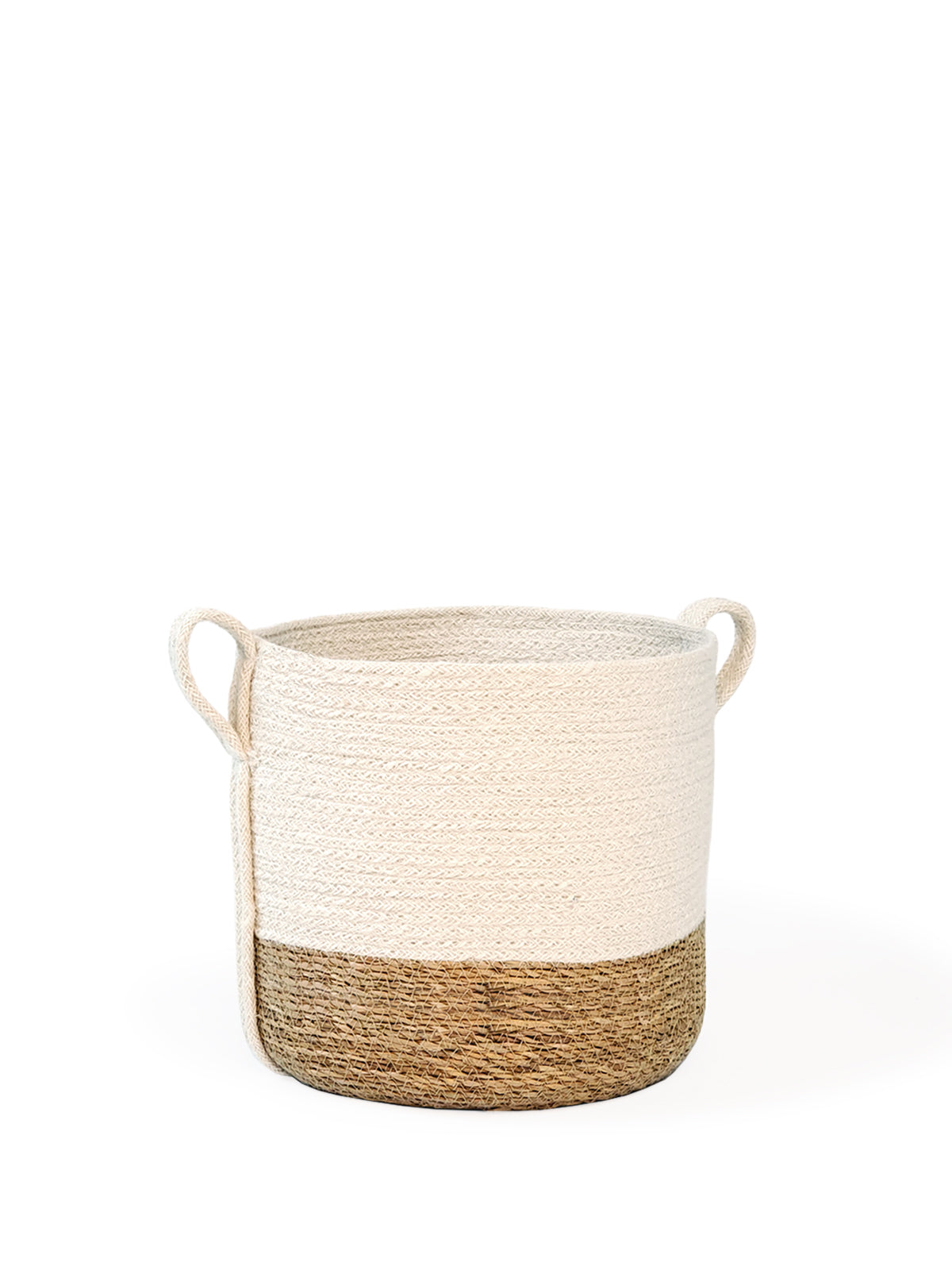 Savar Basket with Side Handle - Chickadees Wooden Toys