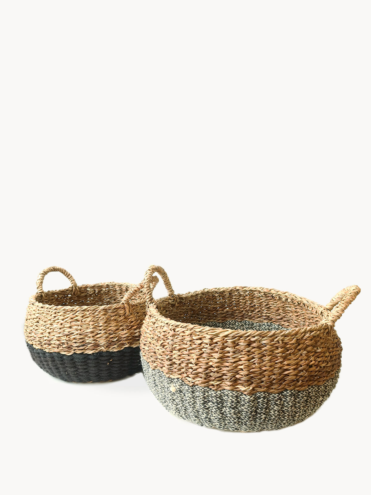 Ula Floor Basket - Black - Chickadees Wooden Toys