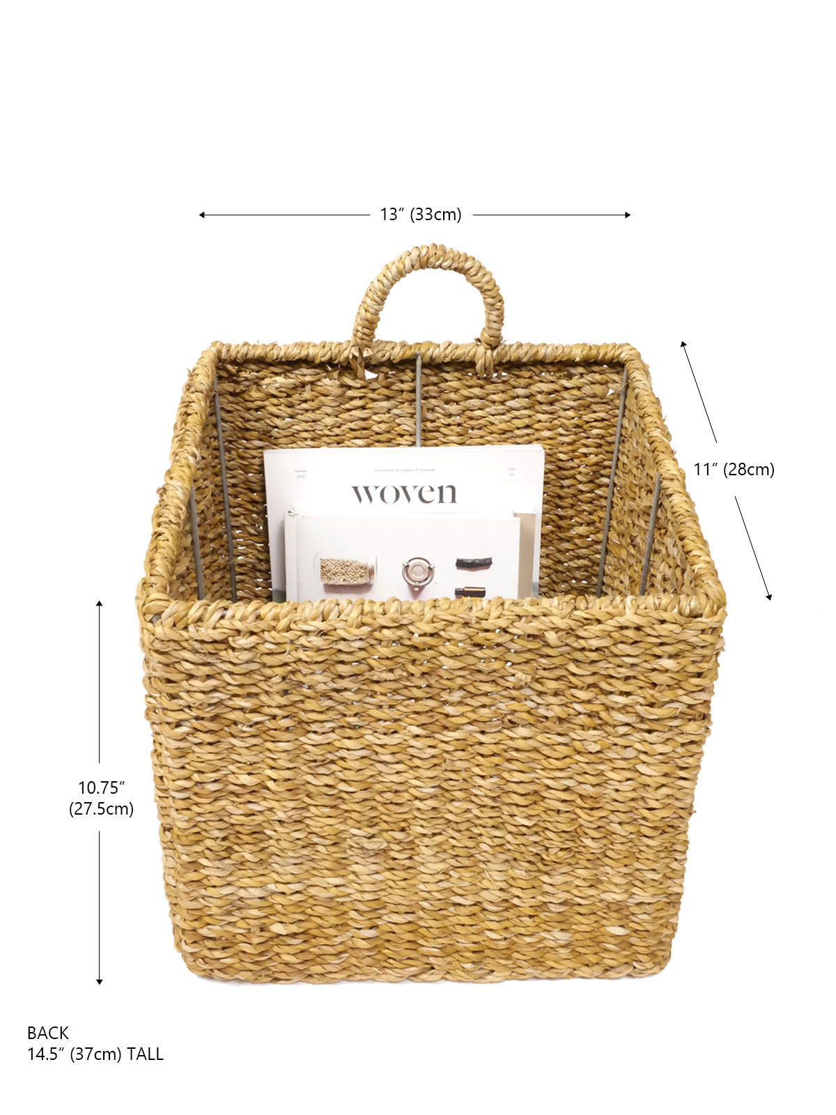Ula Square Basket - Chickadees Wooden Toys