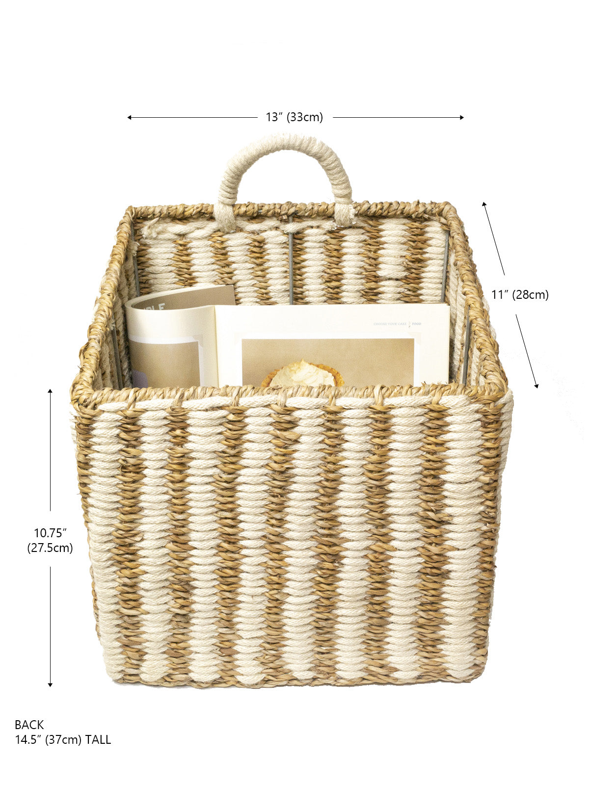 Ula Square Basket - Chickadees Wooden Toys