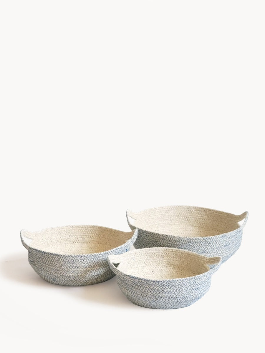 Amari Fruit Bowl - Blue - Chickadees Wooden Toys