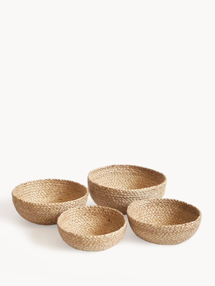 Kata Candy Bowl - Natural (Set of 4) - Chickadees Wooden Toys
