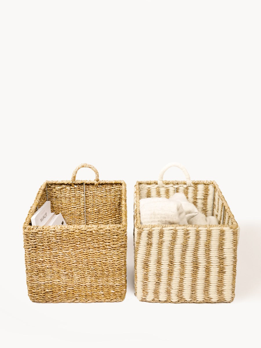 Ula Square Basket - Chickadees Wooden Toys
