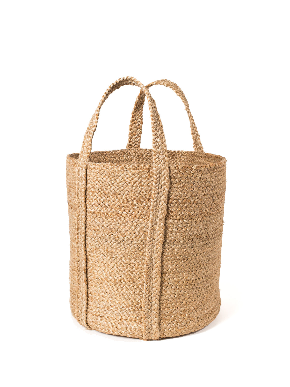 Kata Basket with handle - Natural - Chickadees Wooden Toys