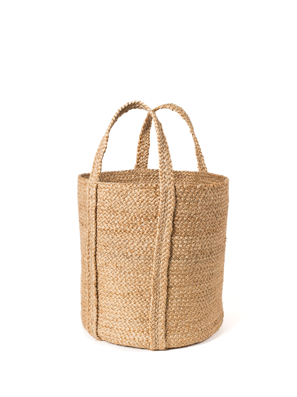 Kata Basket with handle - Natural - Chickadees Wooden Toys