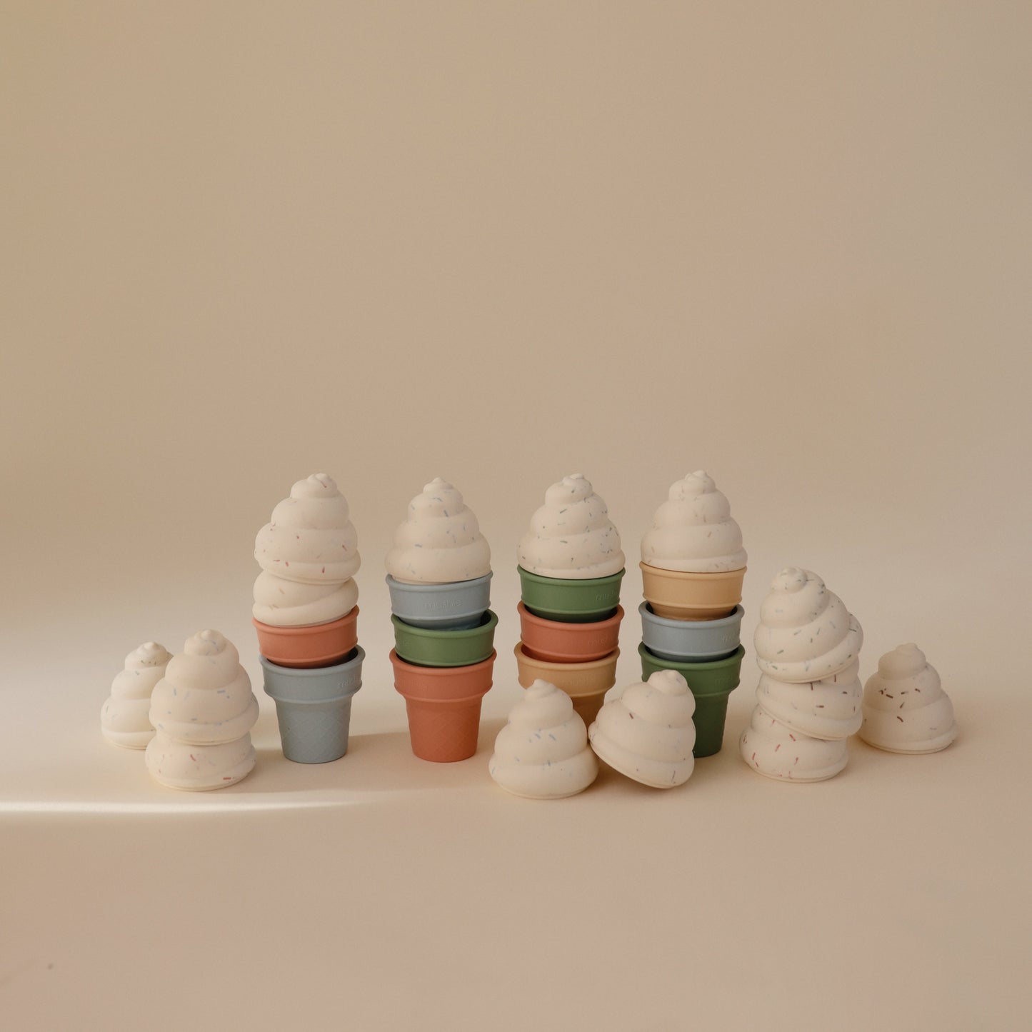 Mix and Match Ice Cream Toy - Chickadees Wooden Toys