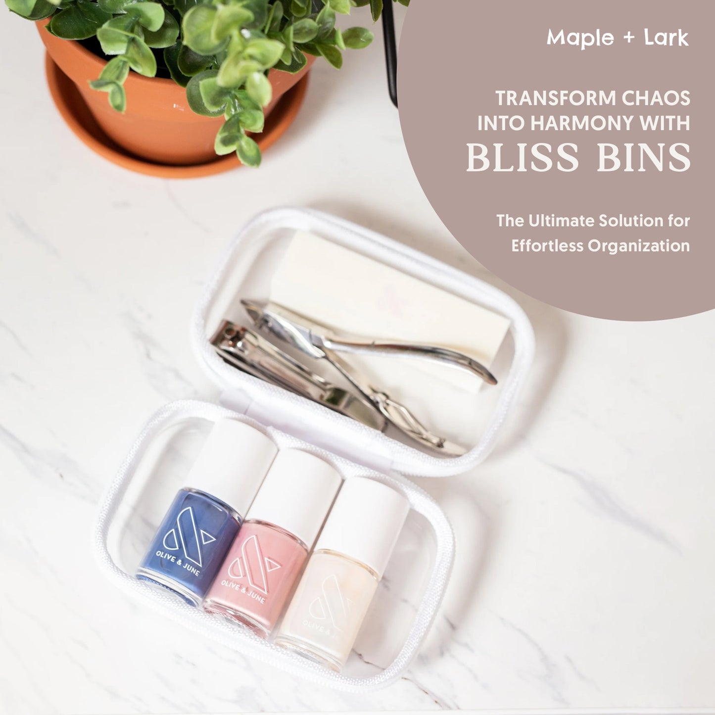 Extra Small Bliss Bins®️| 2 Pack - Chickadees Wooden Toys