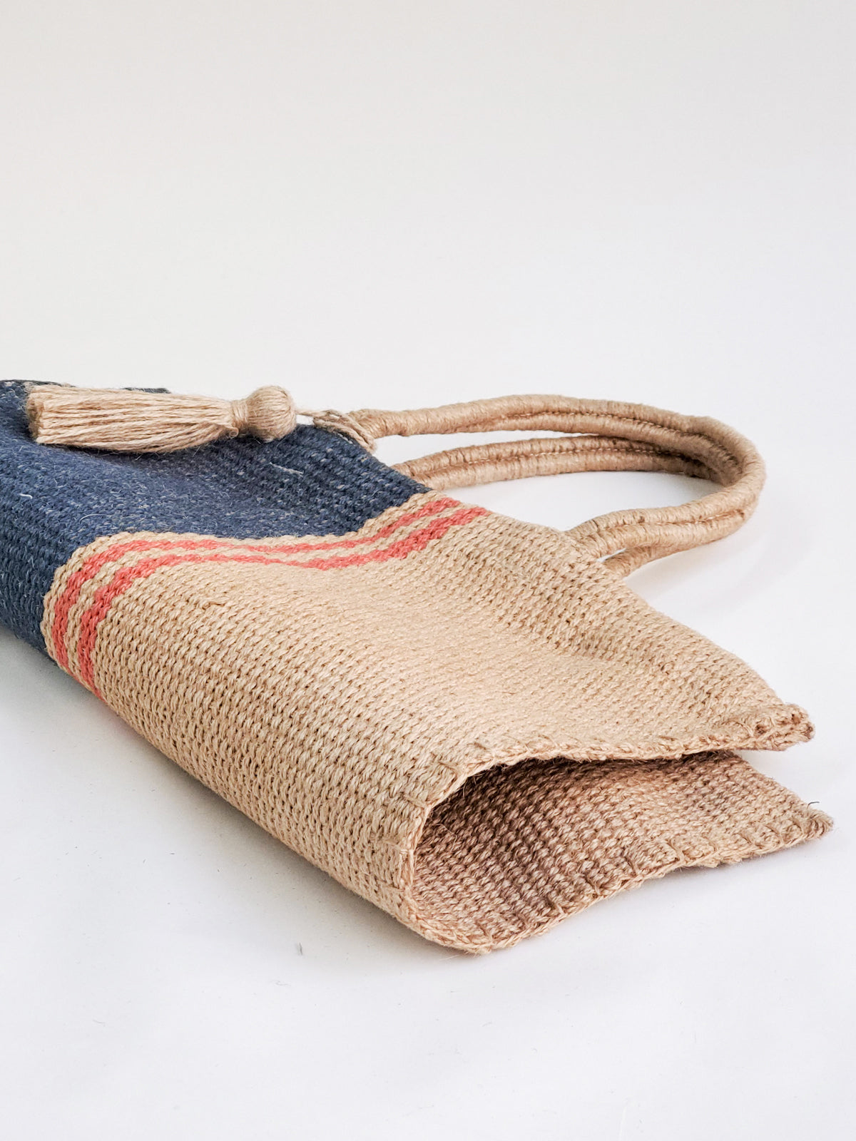 Maya Jute Tote Bag - Chickadees Wooden Toys