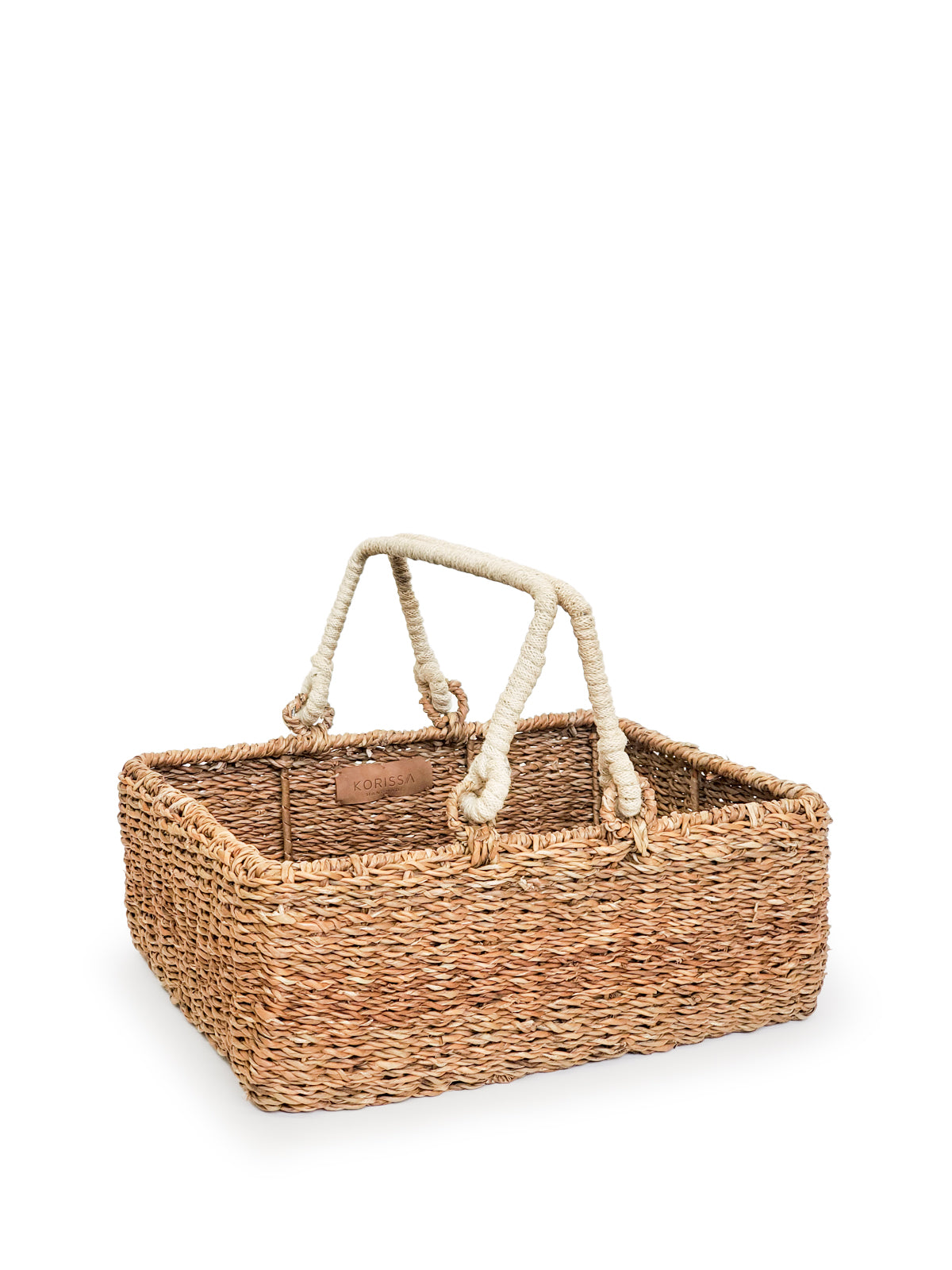 Savar Storage Basket With Handle - Chickadees Wooden Toys