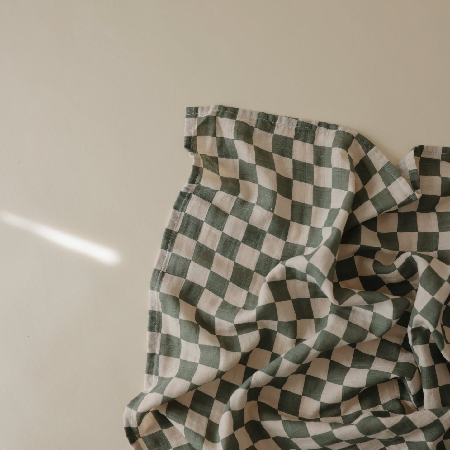 Organic Cotton Muslin Swaddle Blanket - Chickadees Wooden Toys
