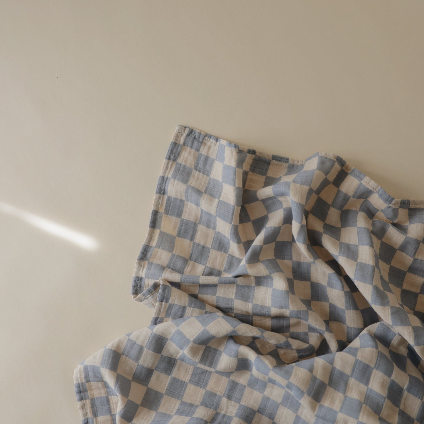 Organic Cotton Muslin Swaddle Blanket - Chickadees Wooden Toys