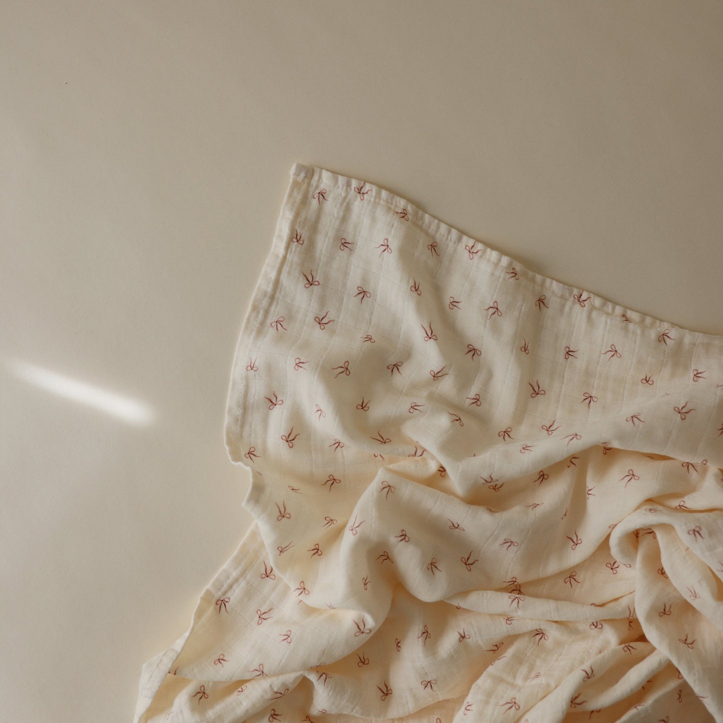 Organic Cotton Muslin Swaddle Blanket - Chickadees Wooden Toys