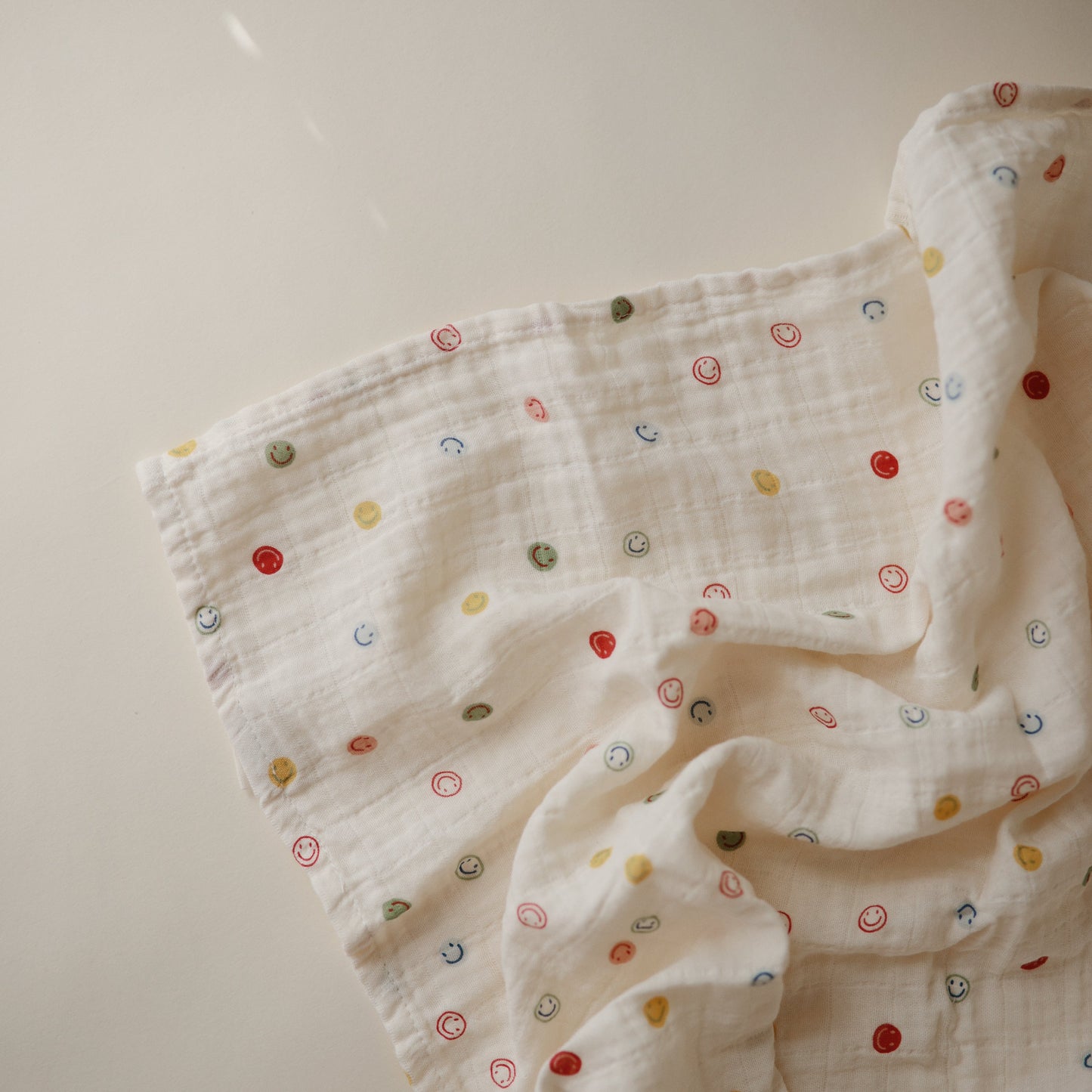 Organic Cotton Muslin Swaddle Blanket - Chickadees Wooden Toys