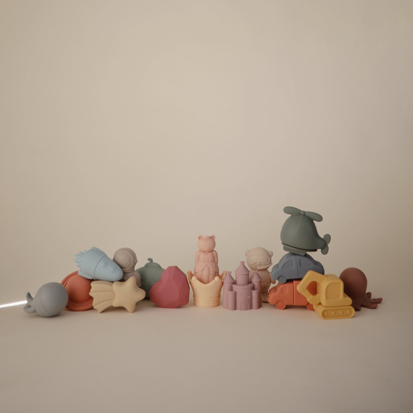 Vehicles Mold Free Bath Play Set - Chickadees Wooden Toys