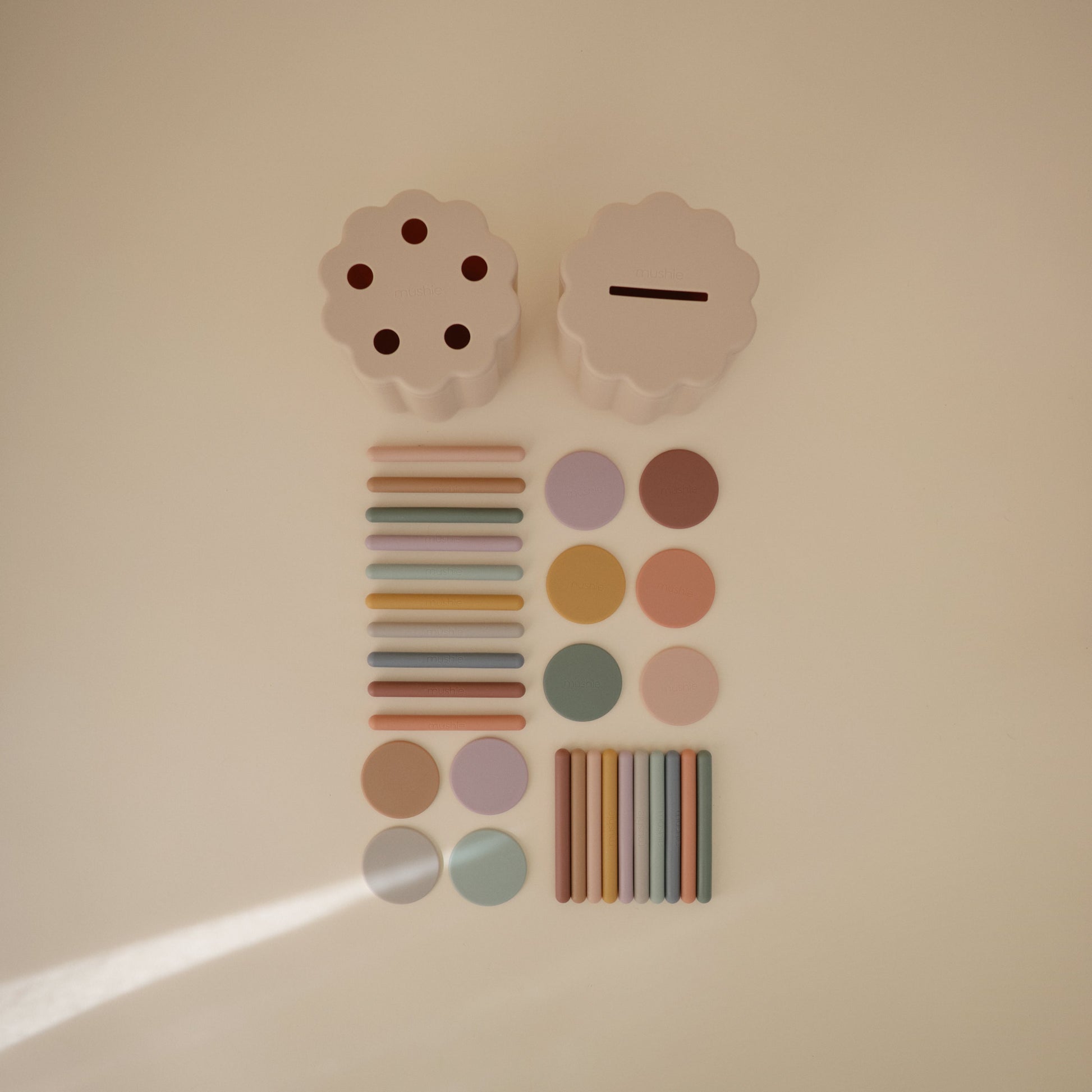 Coin & Tube Sorting Set - Chickadees Wooden Toys