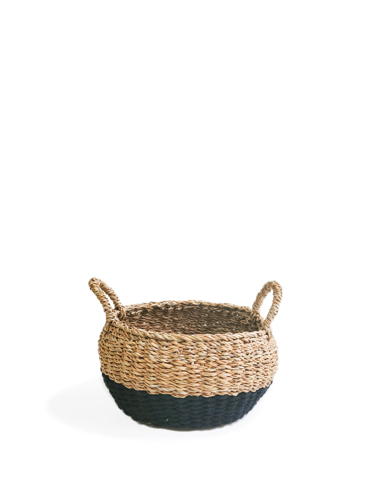 Ula Floor Basket - Black - Chickadees Wooden Toys