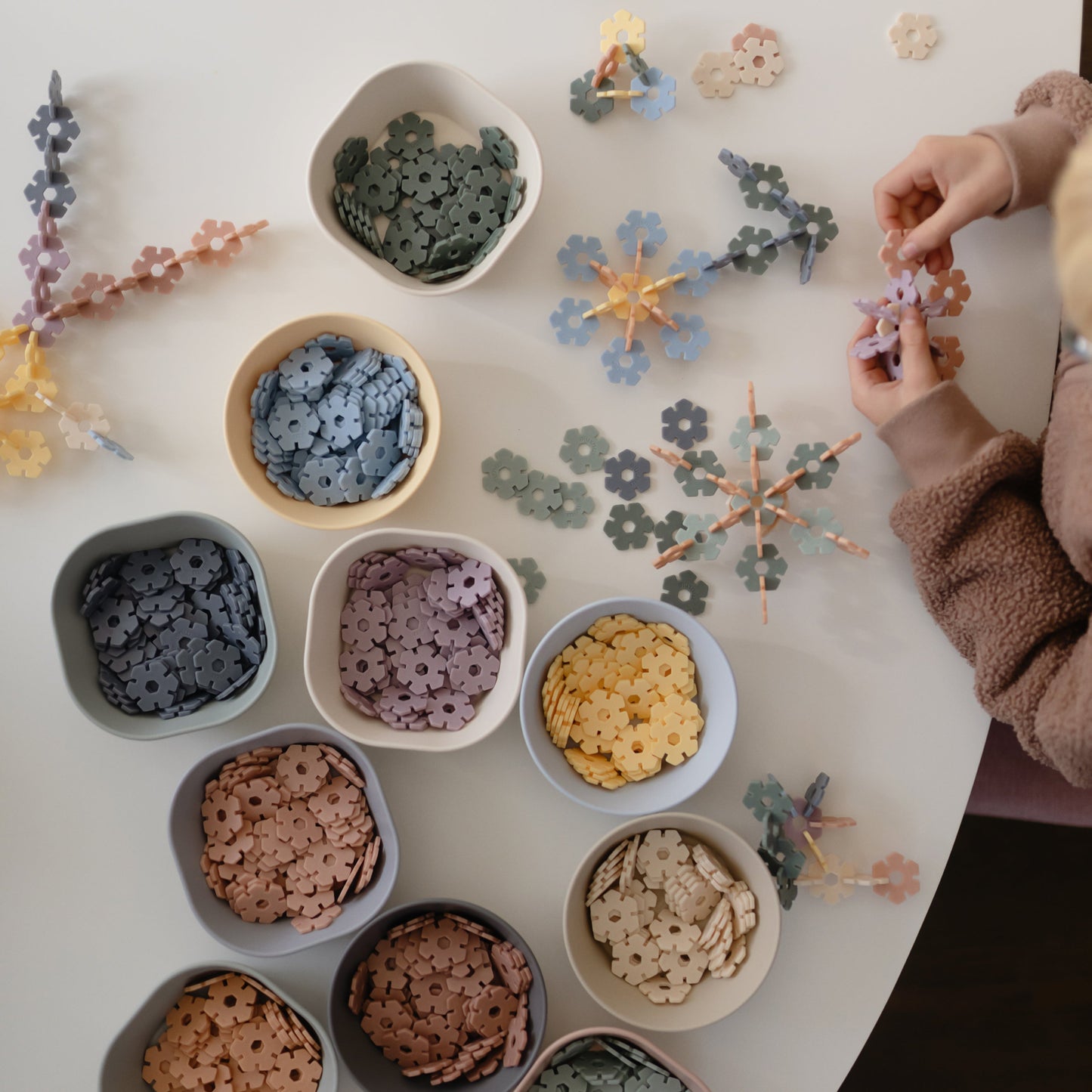 HEX Connect Building Toy Set - Chickadees Wooden Toys