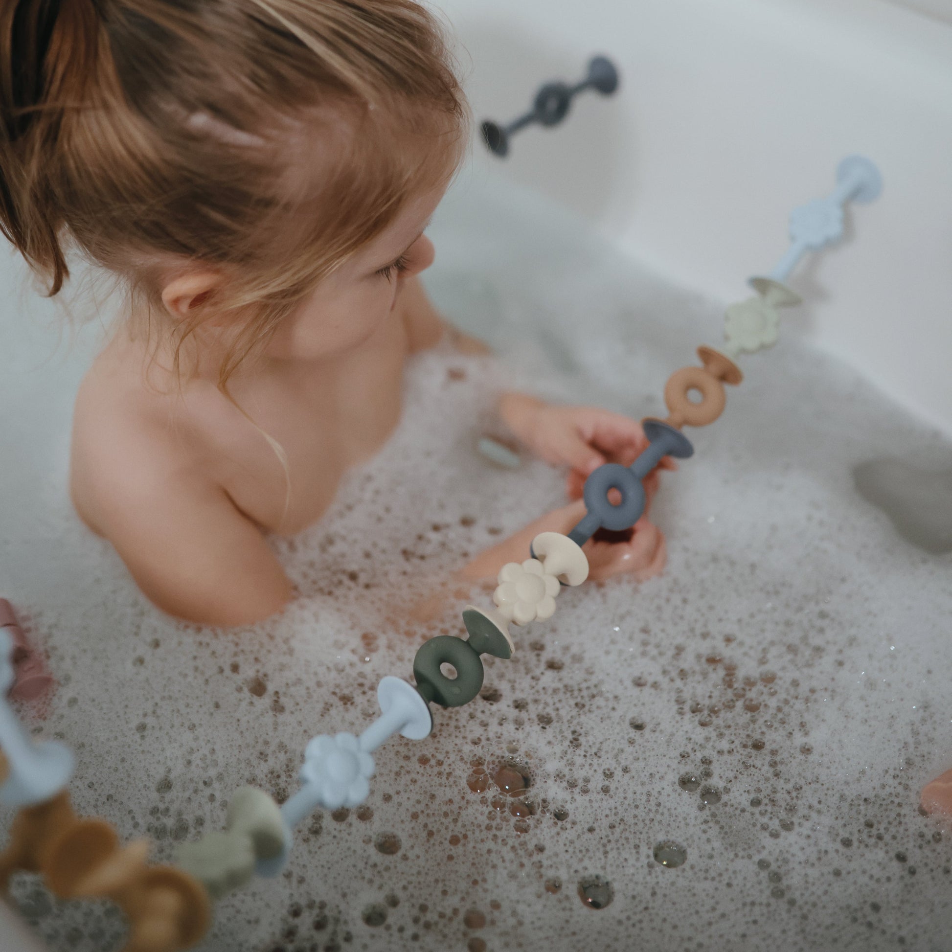 Daisy Silicone Suction Builders - Chickadees Wooden Toys