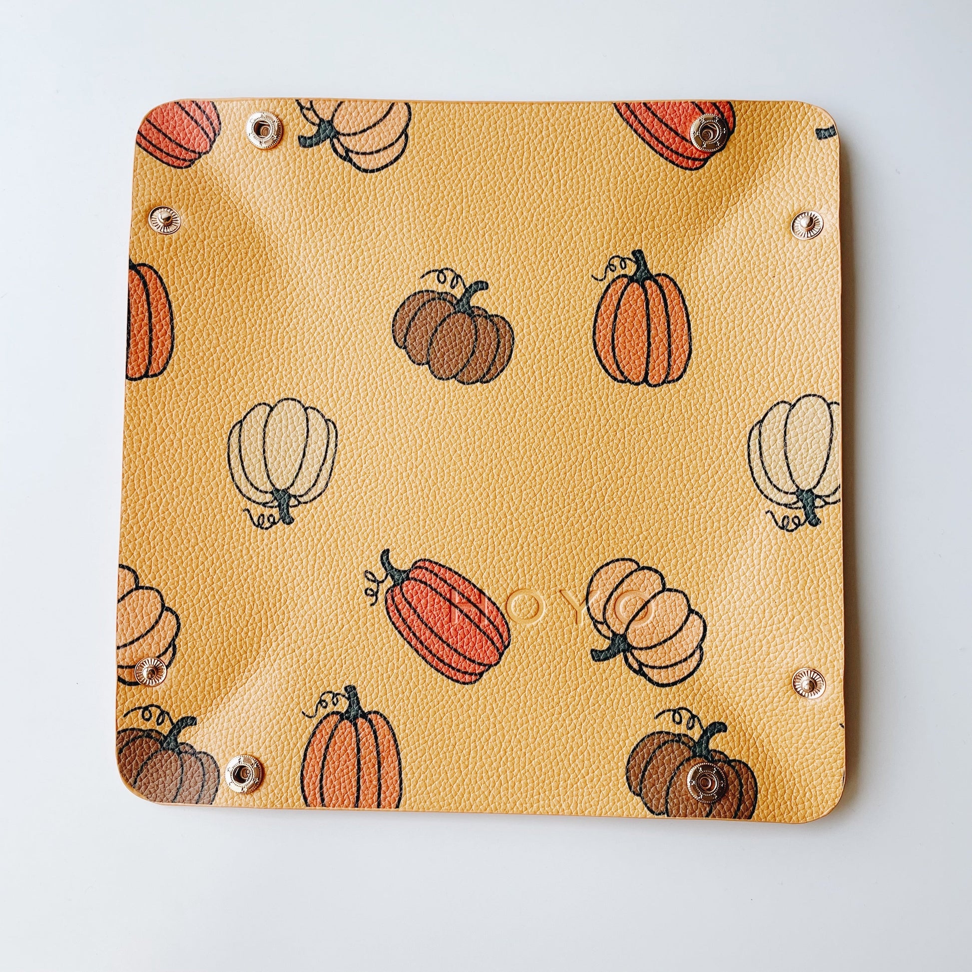 Pumpkin Micro Mat - Chickadees Wooden Toys