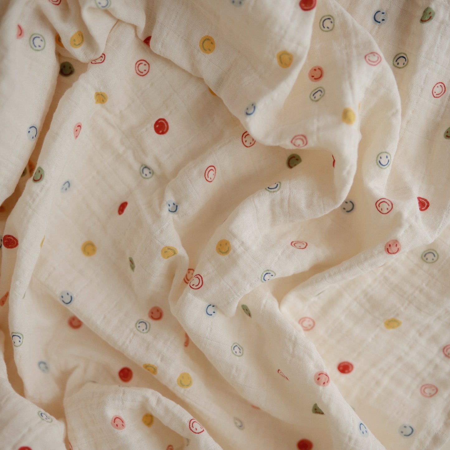 Organic Cotton Muslin Swaddle Blanket - Chickadees Wooden Toys