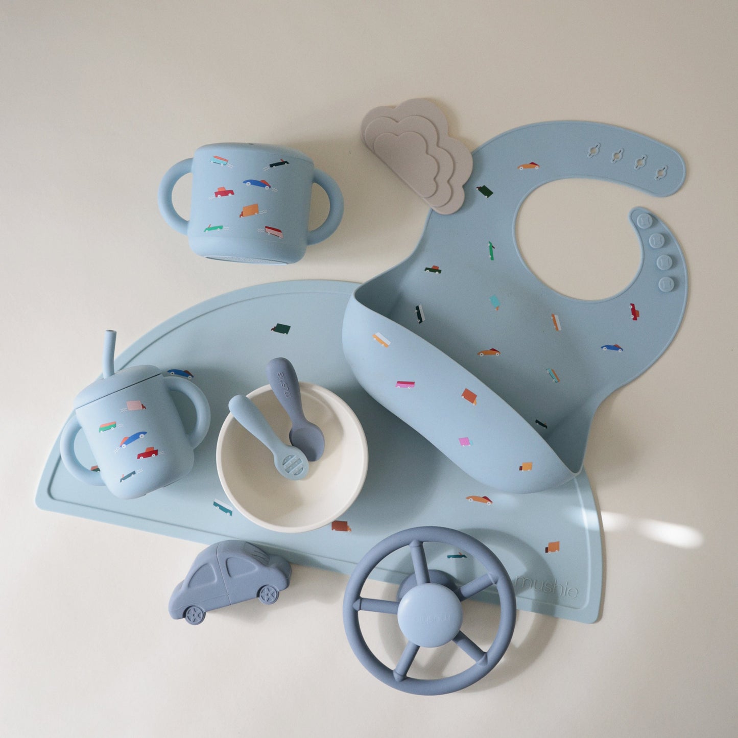 Silicone Baby Bib - Chickadees Wooden Toys