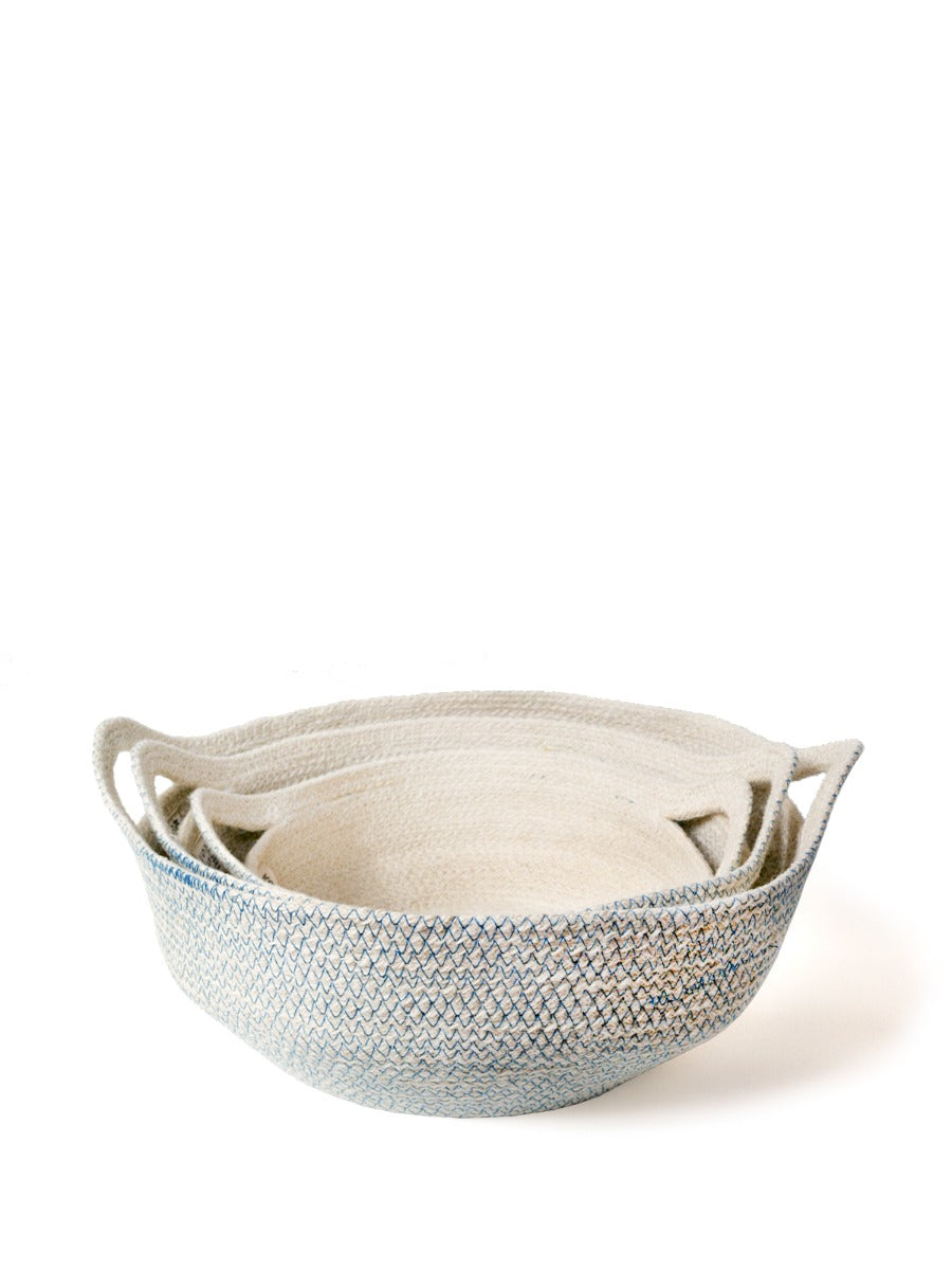 Amari Fruit Bowl - Blue - Chickadees Wooden Toys