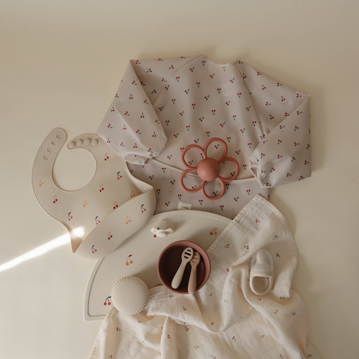 Organic Cotton Muslin Swaddle Blanket - Chickadees Wooden Toys