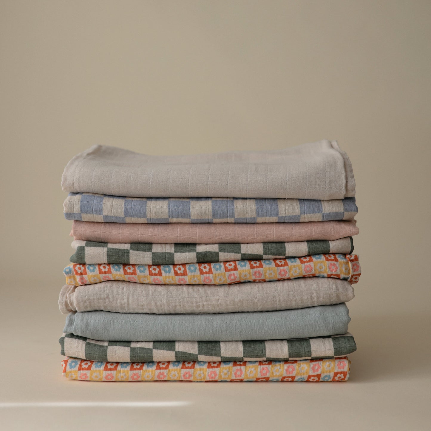 Organic Cotton Muslin Swaddle Blanket - Chickadees Wooden Toys
