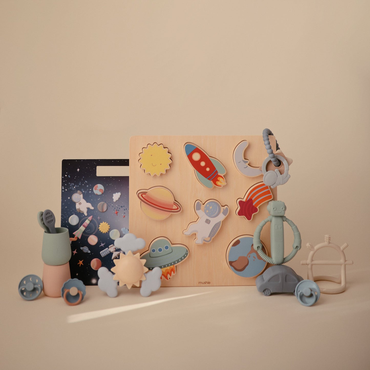 Wooden Space Puzzle - Chickadees Wooden Toys