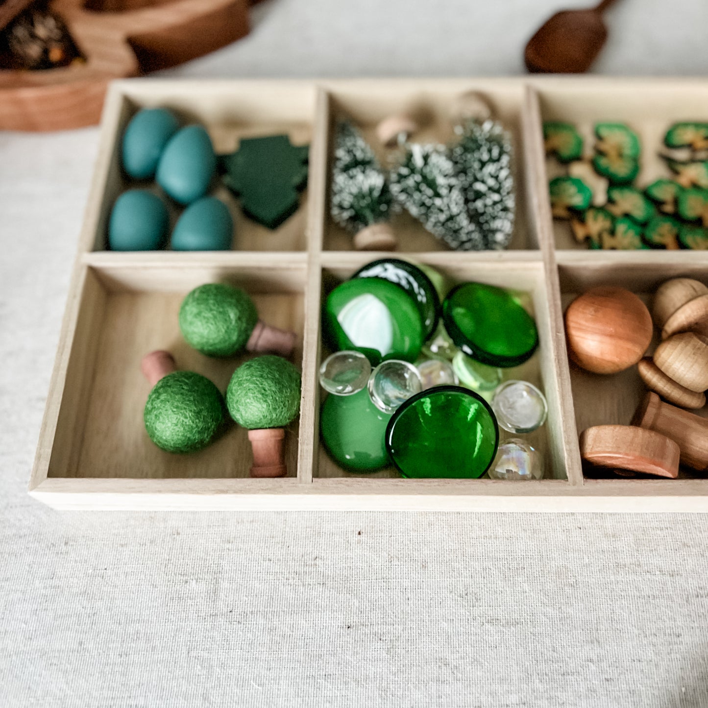 Large Green Tinker Tray