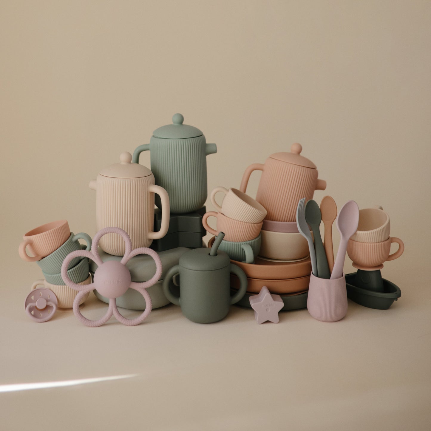 Silicone Tea Play Set - Chickadees Wooden Toys