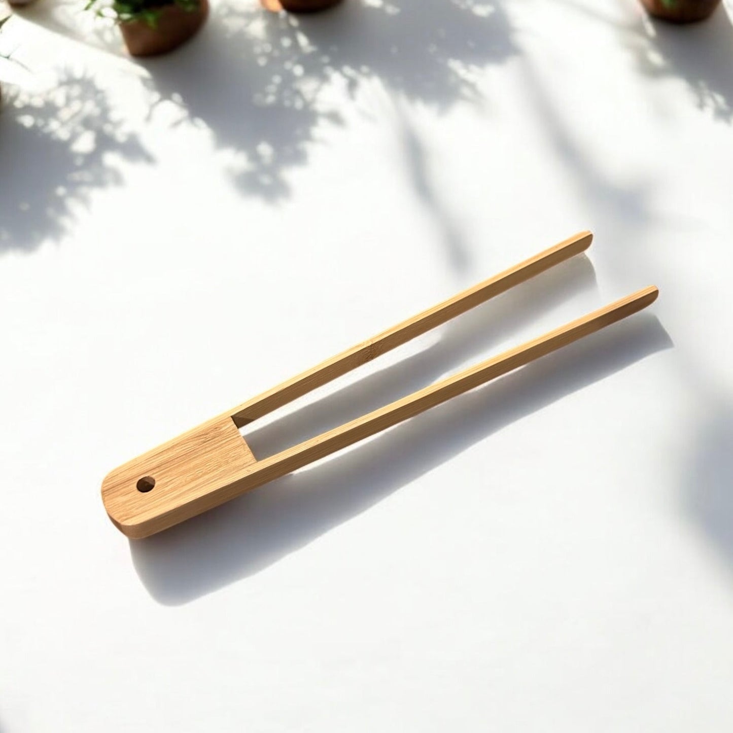 10" Bamboo Sleek Tong - Chickadees Wooden Toys