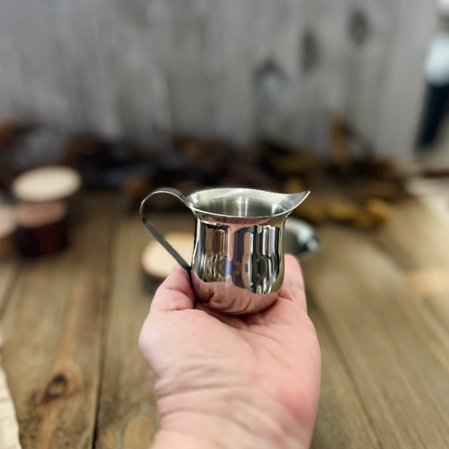 Mini Stainless Steel Pouring Pitchers