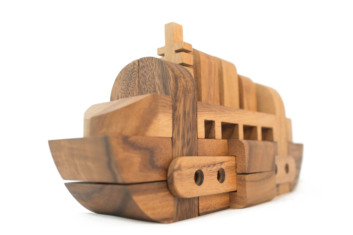 3D Ship Model - Assembly Puzzle For Kids - Chickadees Wooden Toys