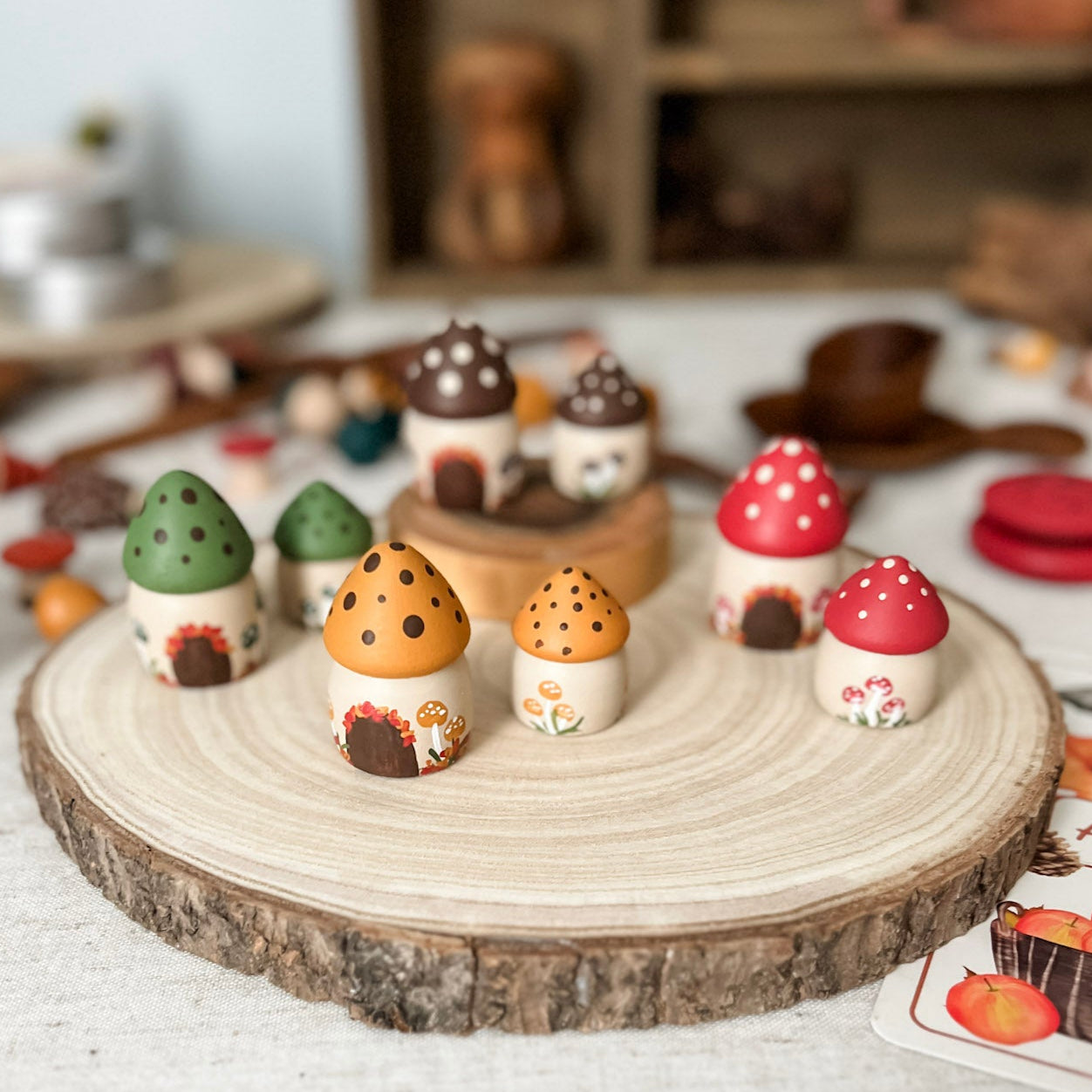 Autumn Mushroom Houses
