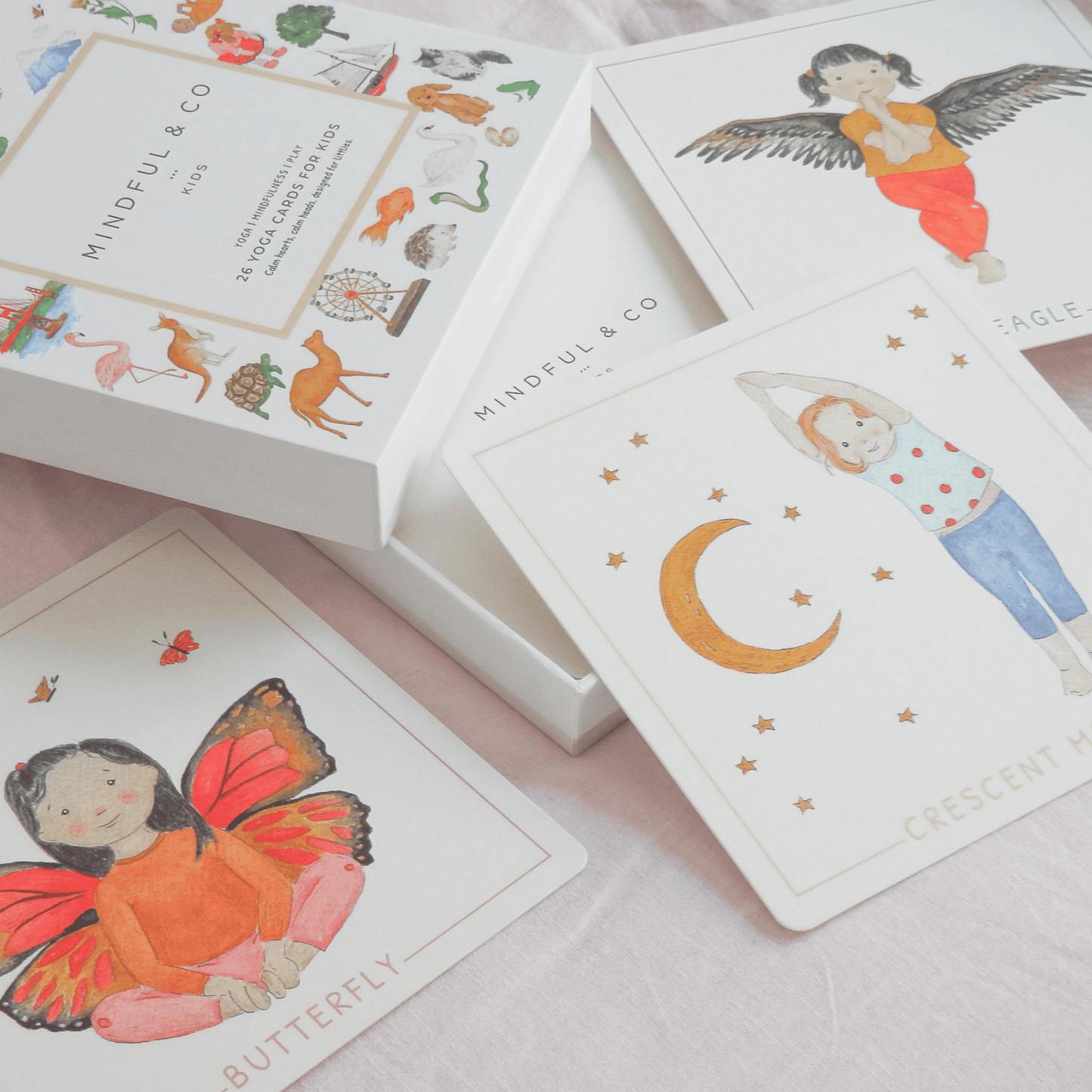 Yoga Flash Cards - Chickadees Wooden Toys
