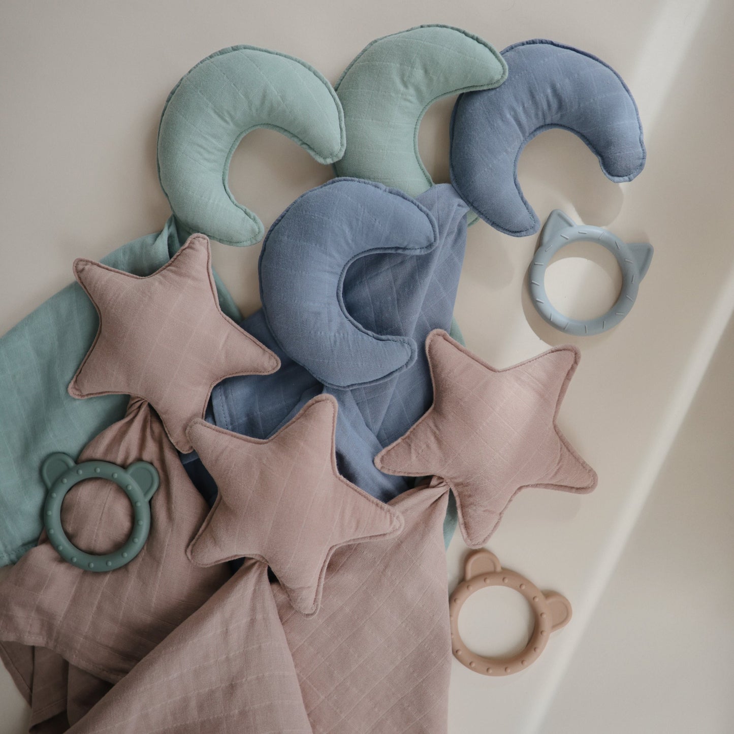 Moon Lovey Blanket - Chickadees Wooden Toys