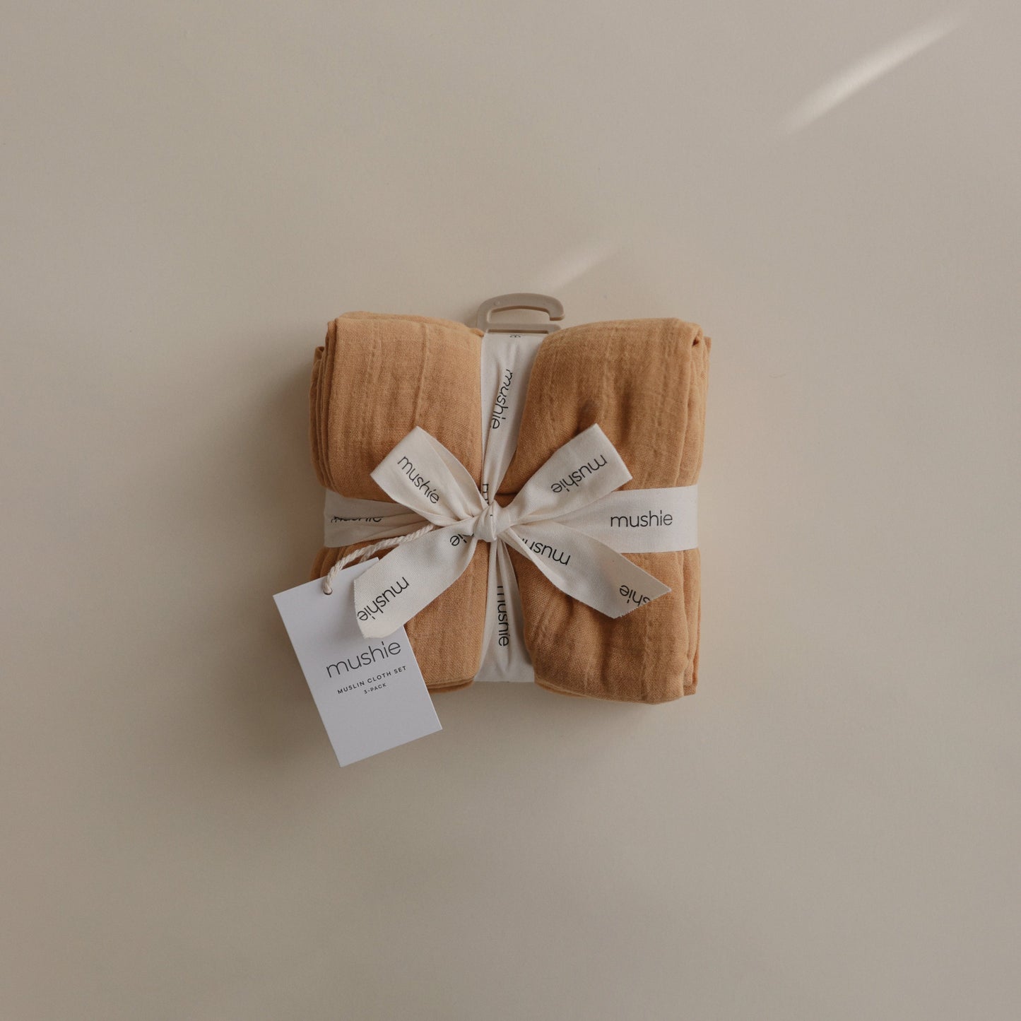Organic Cotton Muslin Cloths 3-Pack - Chickadees Wooden Toys