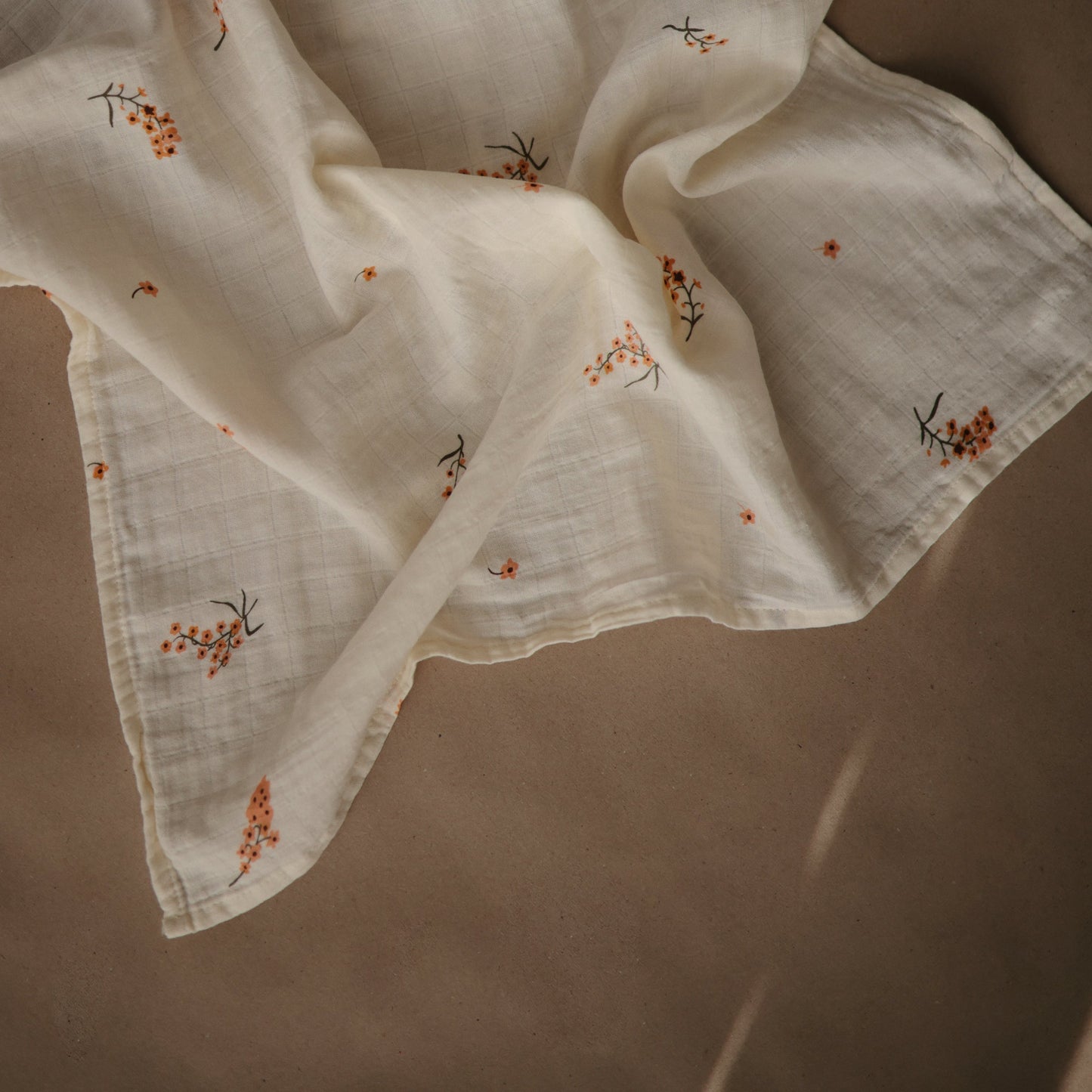 Organic Cotton Muslin Cloths 3-Pack - Chickadees Wooden Toys