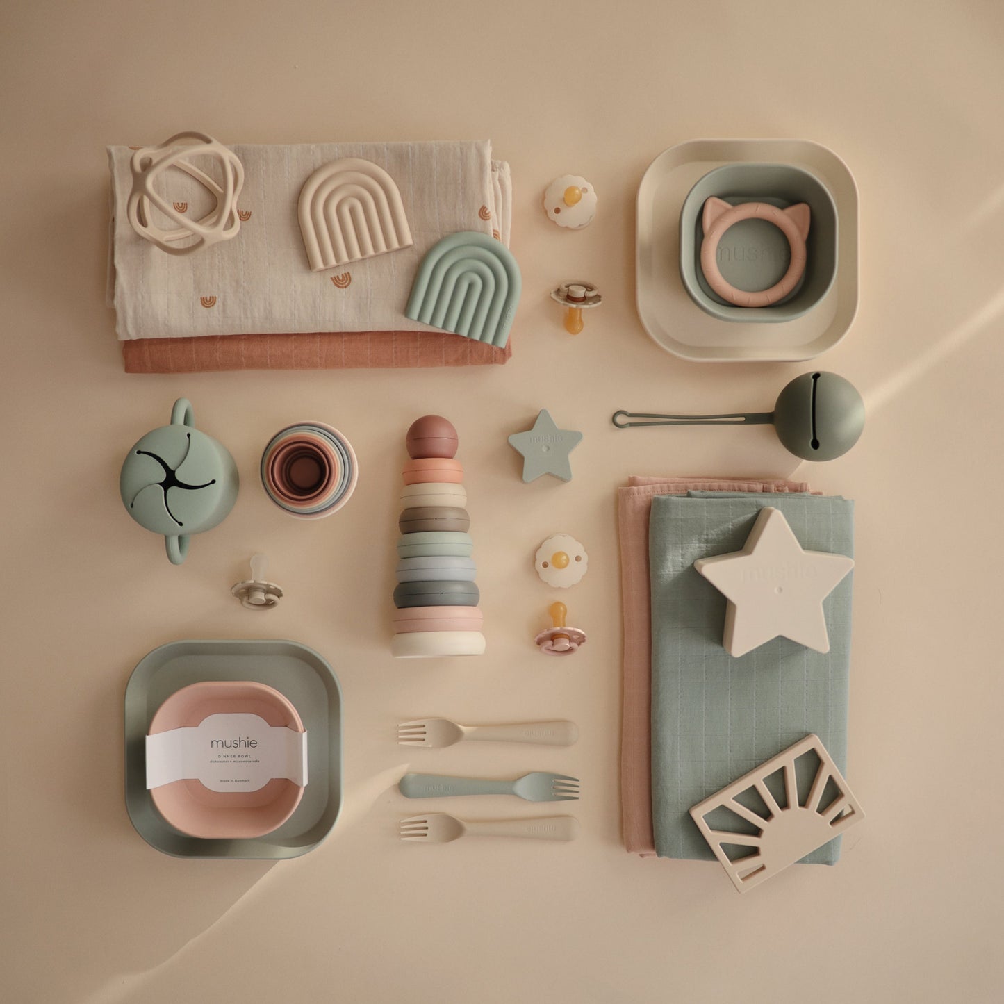 Stacking Rings Toy - Chickadees Wooden Toys