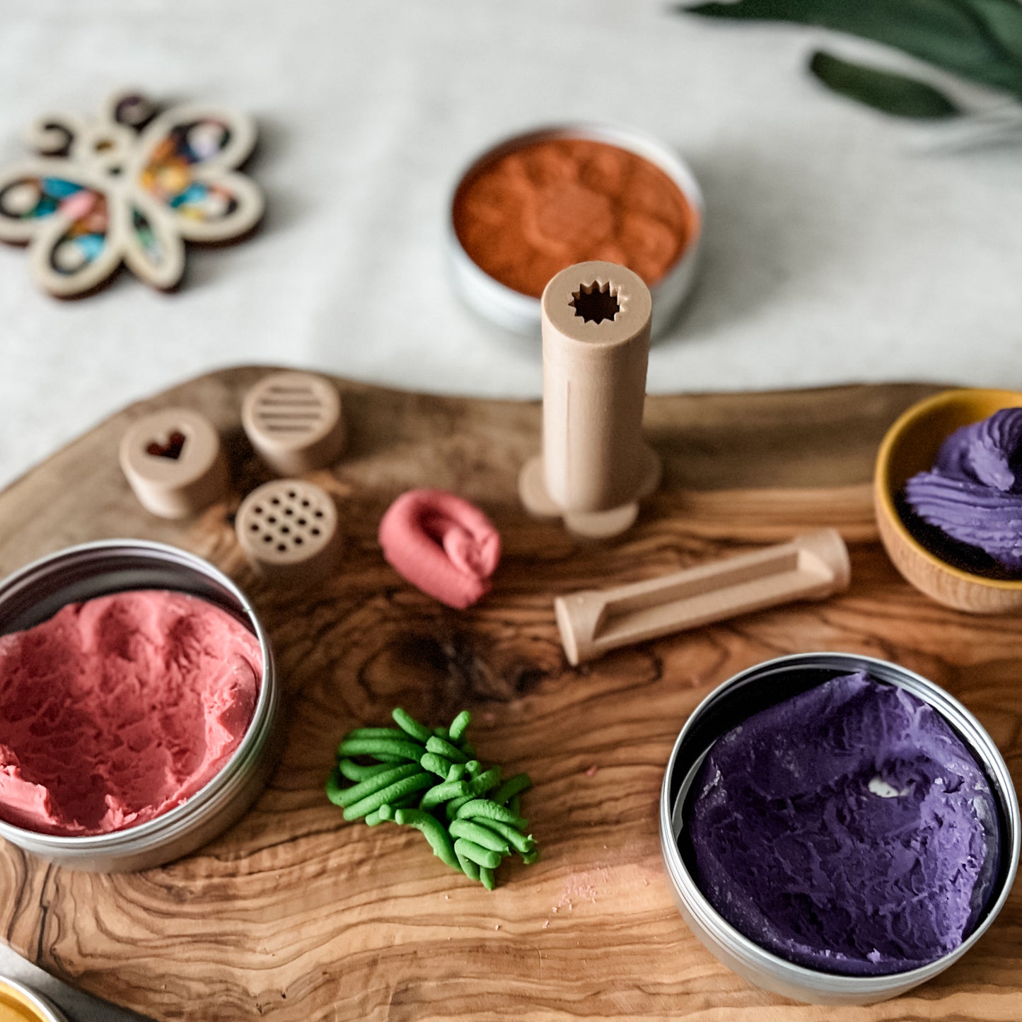 Eco Dough Extruder - Chickadees Wooden Toys