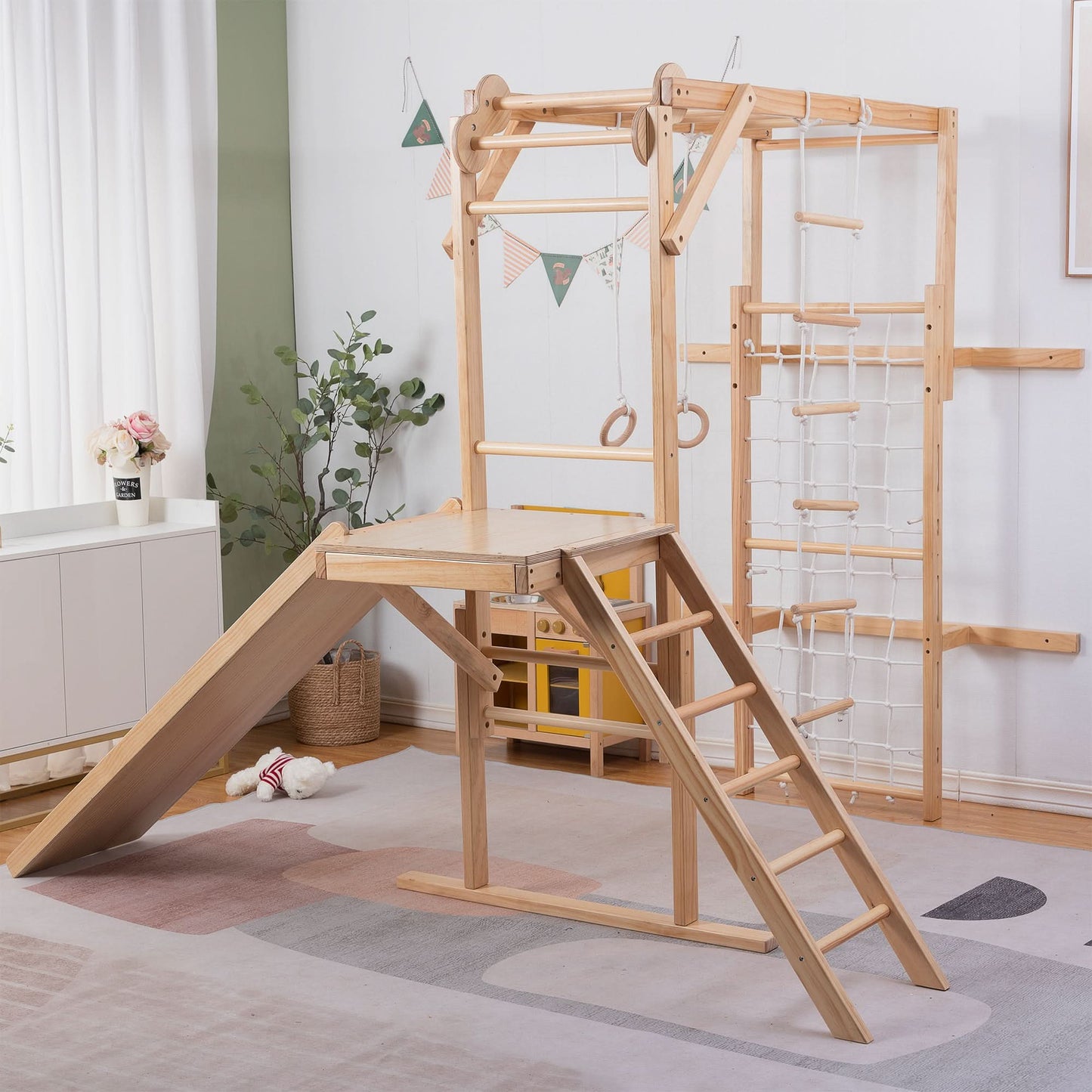 Grove- Indoor Jungle Gym - Chickadees Wooden Toys