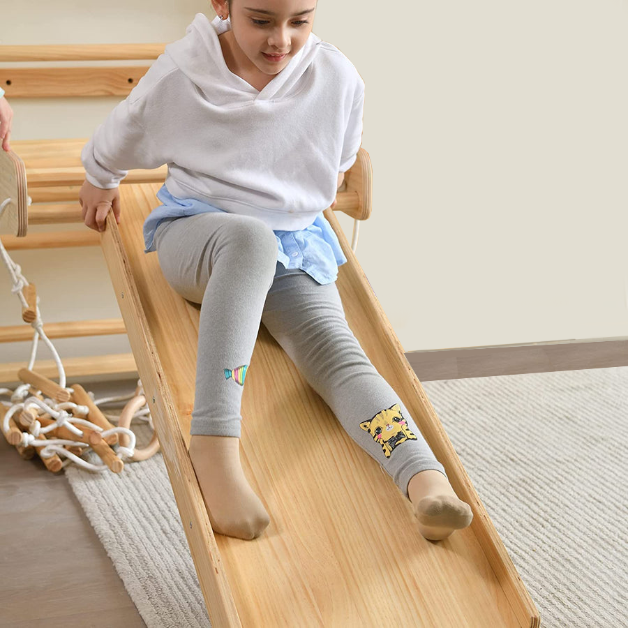Betula Swedish Wall Ladder & Indoor Wooden Climber for Kids – Home Gym Playset - Chickadees Wooden Toys