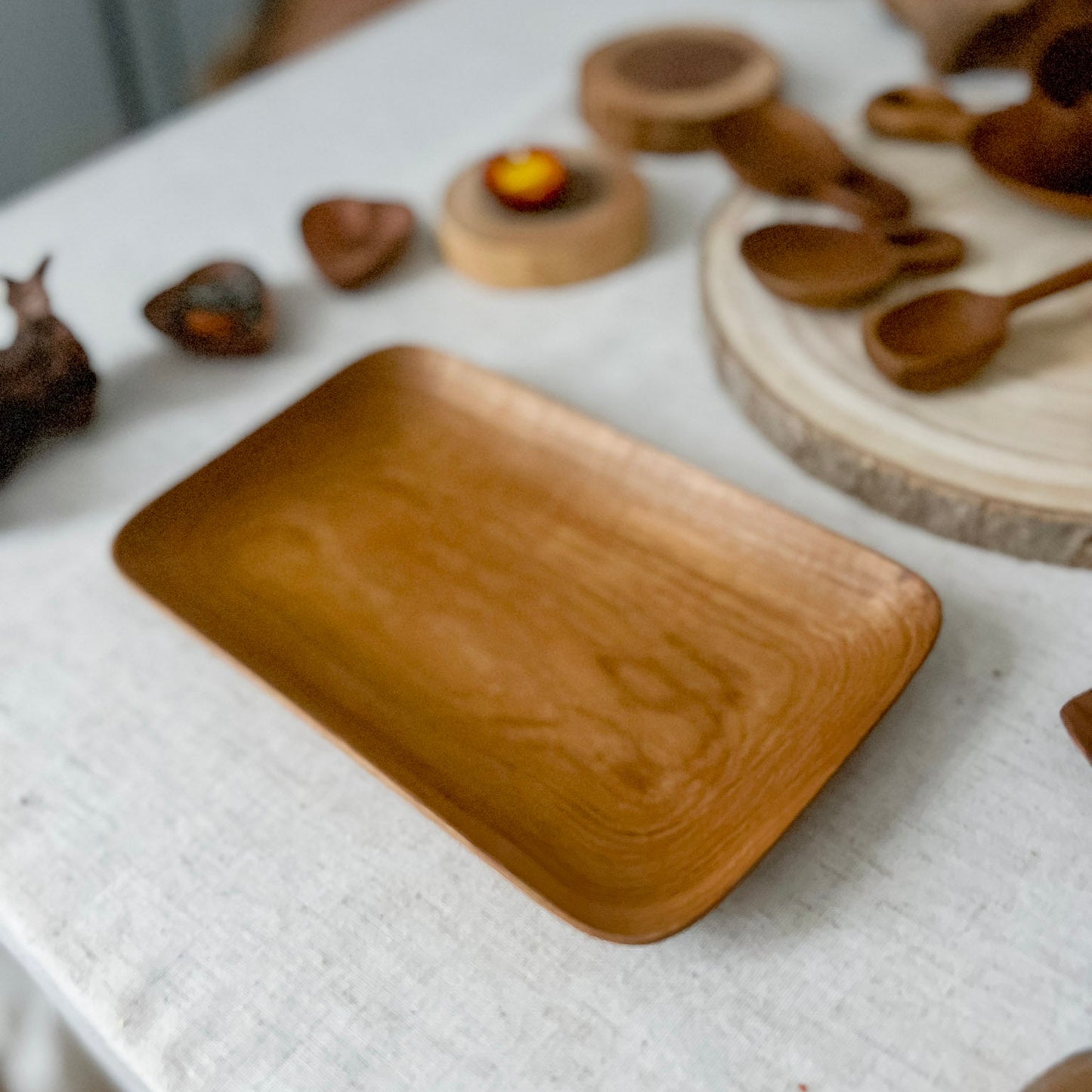 Teak Wood Tray