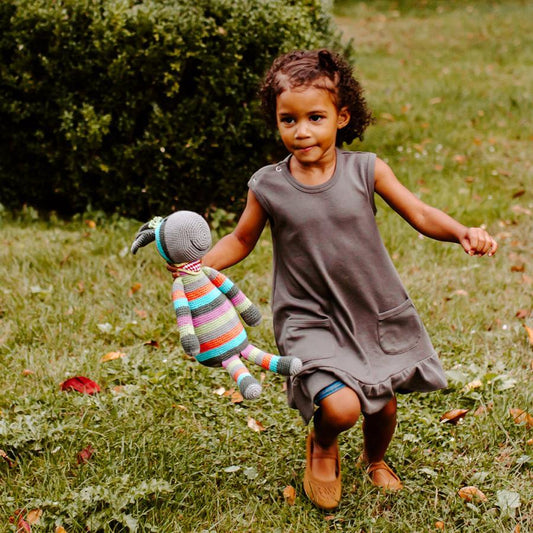 Large Stripey Donkey - Chickadees Wooden Toys