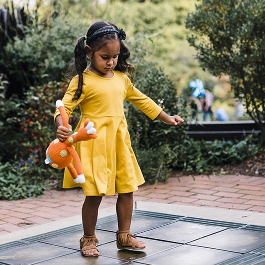 Large Giraffe - Chickadees Wooden Toys